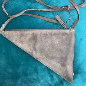 Aquatalia Suede Crossbody Bag